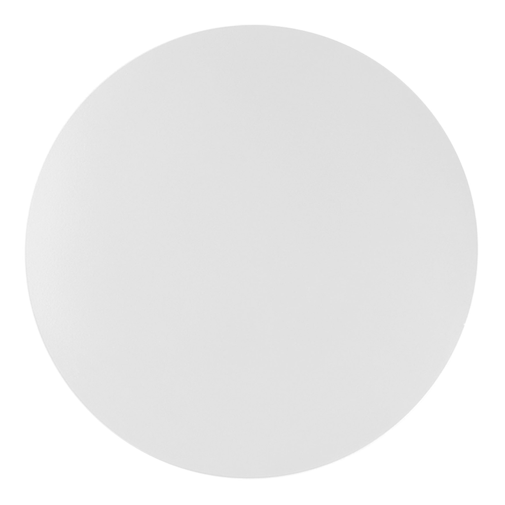 Kinkiet minimalistyczny okrągły biały LUNA NEW 30 cm