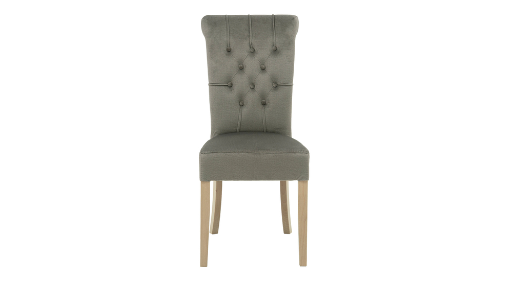 Krzesło tapicerowane glamour FLOR 