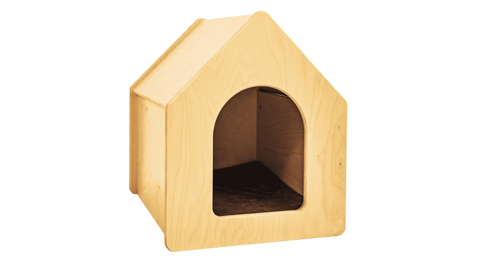 Drewniany domek dla psa z materacem DORA M