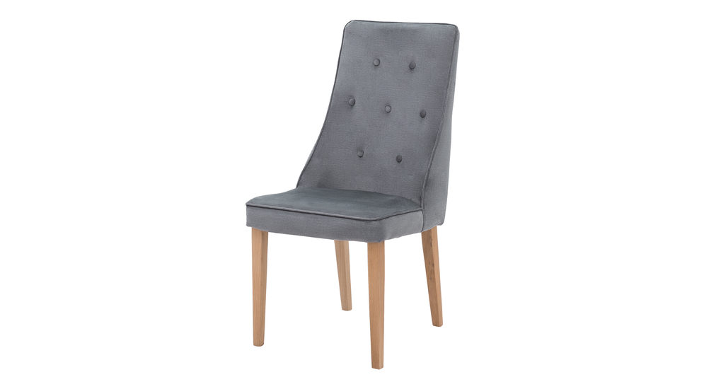 Krzesło tapicerowane szare REGON