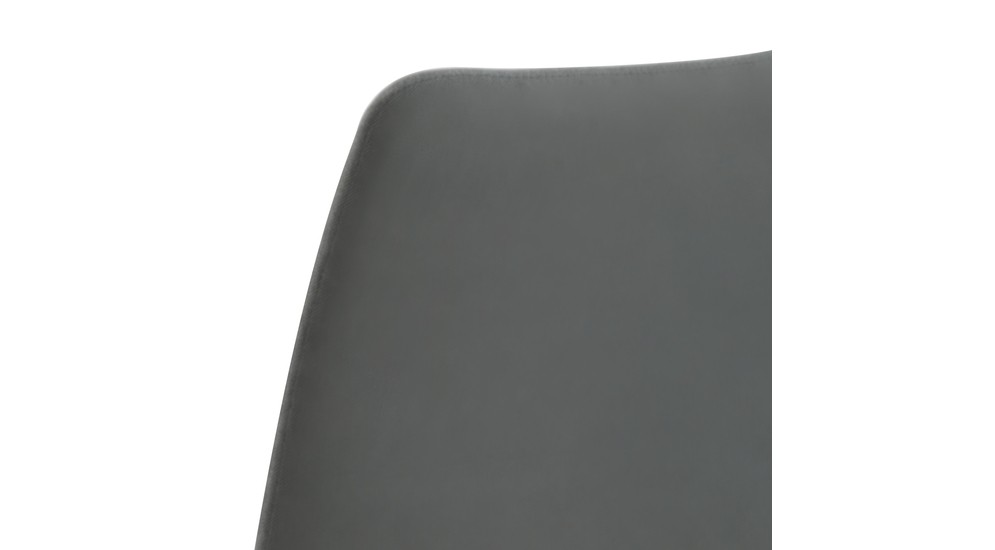 Krzesło welurowe szare AKTI