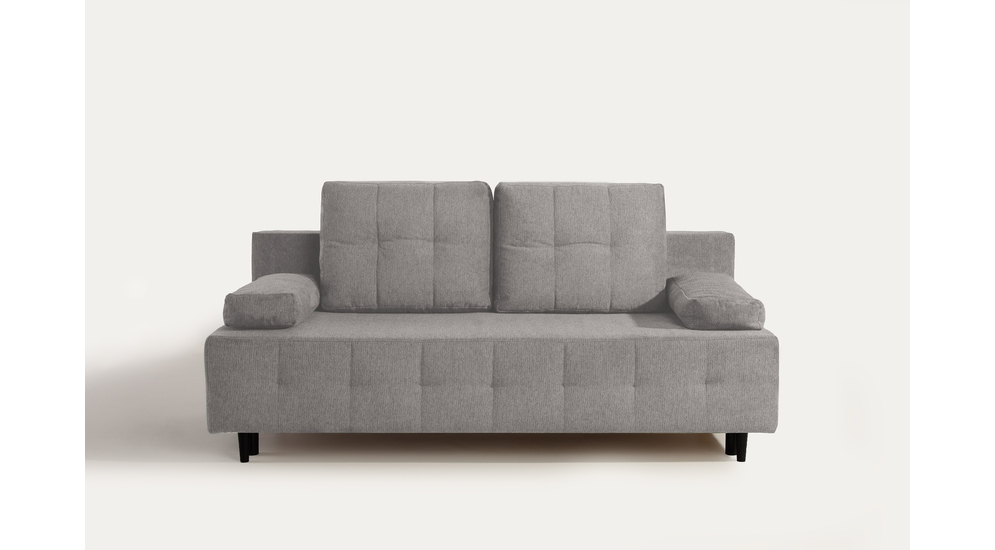 Sofa rozkładana 3-osobowa jasnoszara ARIEL