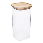 Pojemnik szklany z bambusową pokrywką 1,7 l