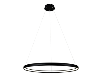 Lampa wisząca LED czarna CARLO 80 cm