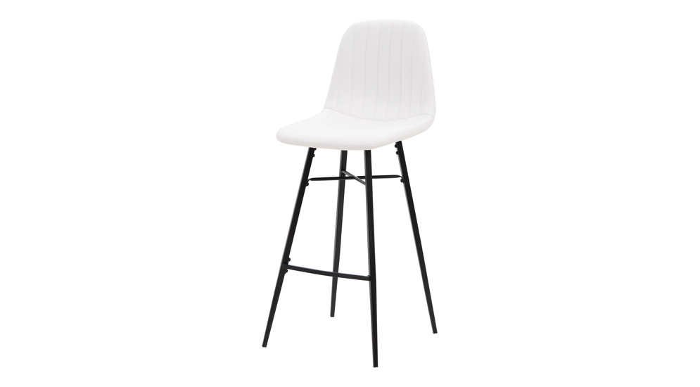 Krzesło barowe białe LOMME