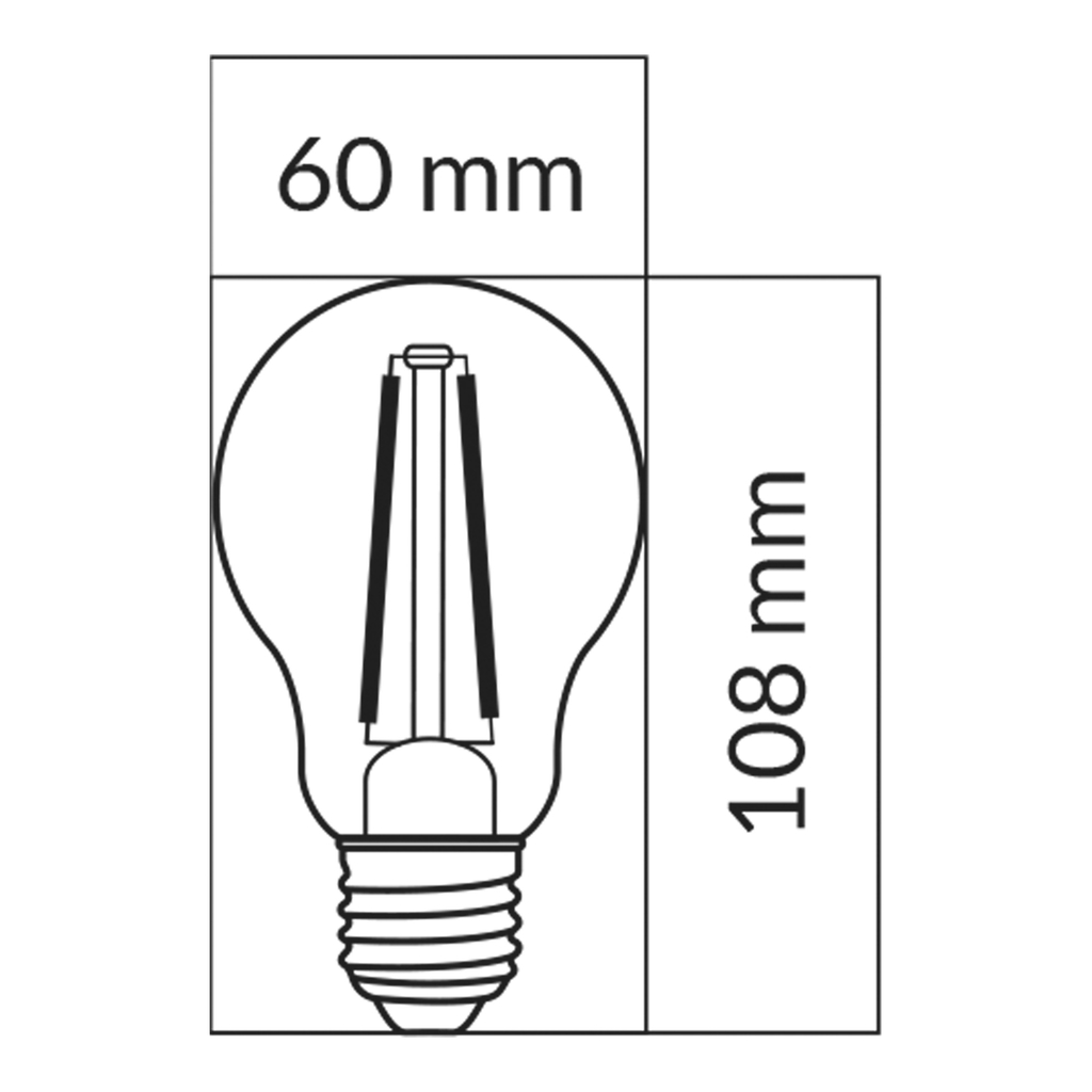 Żarówka LED E27 10,5W ORO-E27-A60-FL-CLARO-10,5W-DW barwa neutralna