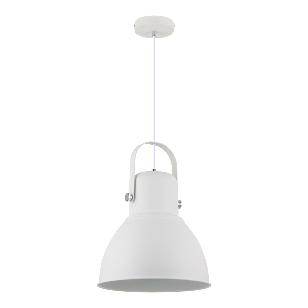 Charakterystyczny kształt klosza lampy KAIROS  budzi skojarzenia z industrialnymi lampami w dawnym stylu.