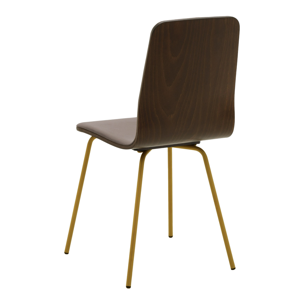 Krzesło VINGE z welurową tapicerką do nowoczesnego wnętrza.