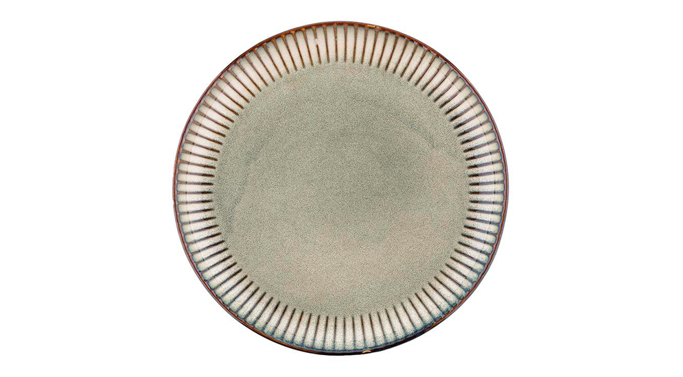 kubek ceramiczny retro sabja 350 ml + talerz deserowy ceramiczny sabja 21 cm