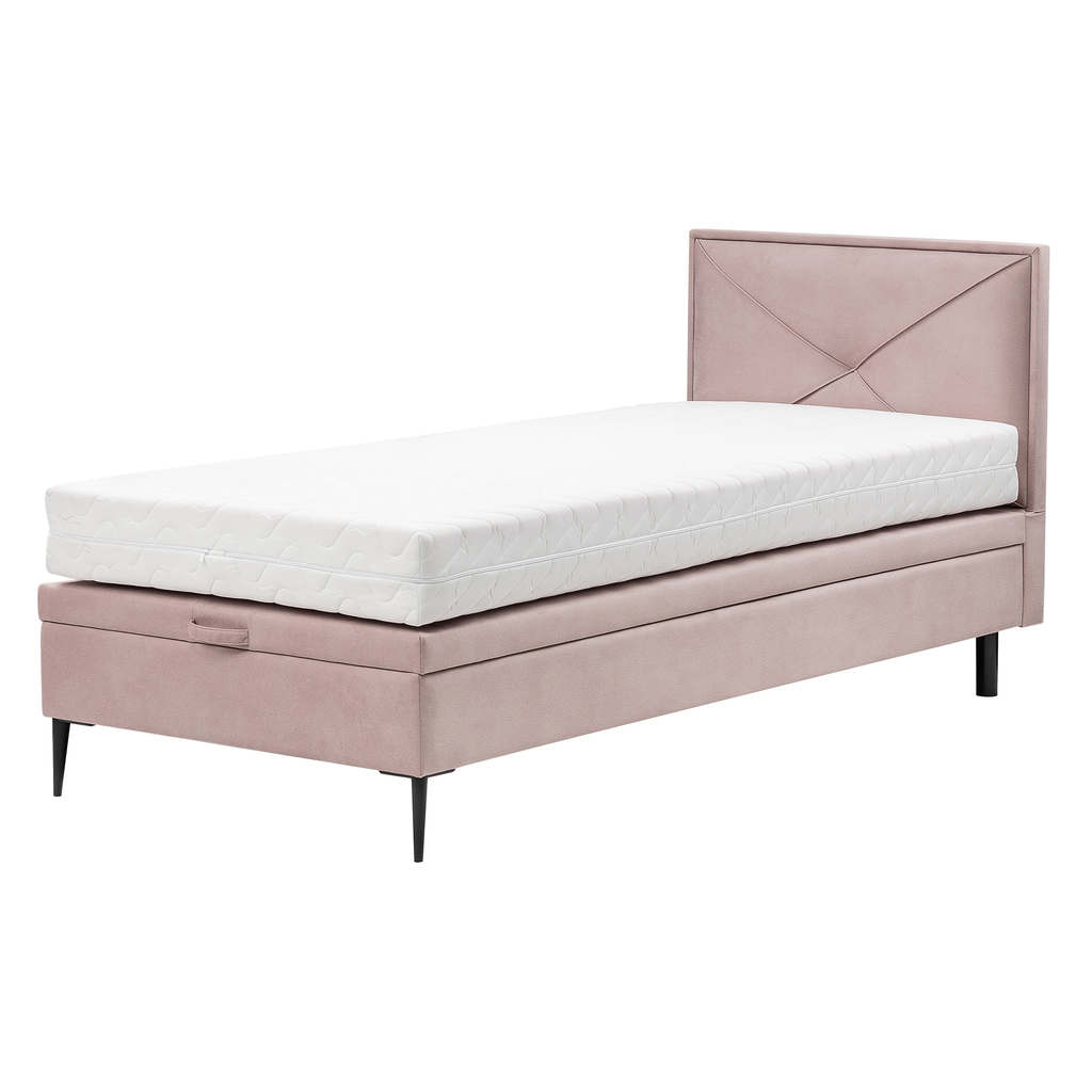 Łóżko różowe DONNA UNO PLUS 90 cm