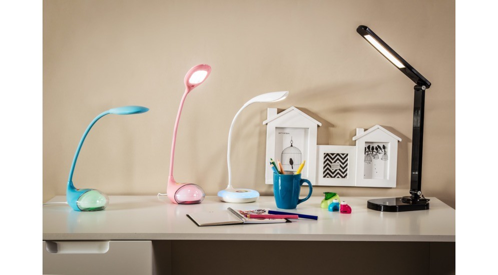 Lampa biurkowa LED PDLQ10P NIGHT COMPACT różowa
