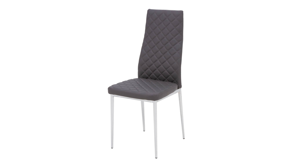 Krzesło PIK z szarą tapicerką