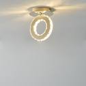 Lampa sufitowa LED pierścień złota GIRONA