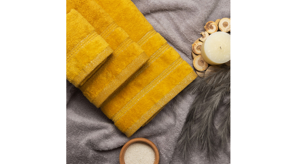 Ręcznik żółty GLORY 70x140 cm