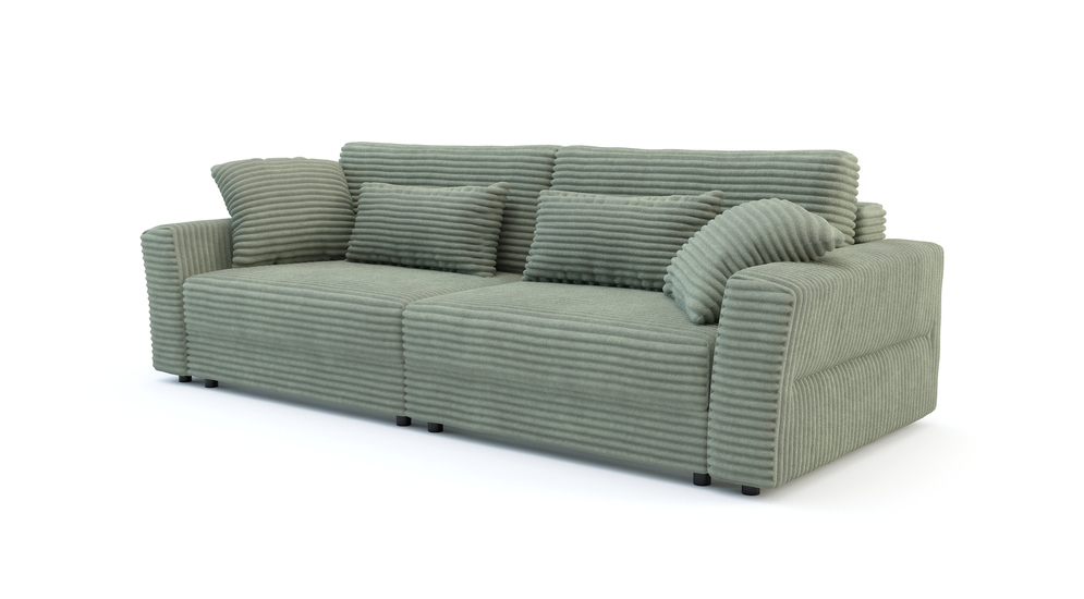 Sofa rozkładana 4-osobowa NOEMI zielony