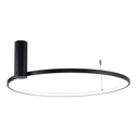 Lampa sufitowa LED pierścieniowa czarna HORIK 60 cm