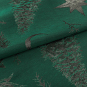 Bieżnik świąteczny zielony NEVADO 40x120 cm
