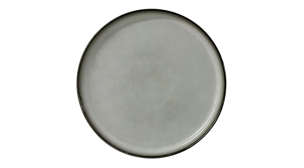 Talerz deserowy ceramiczny szary SUELO 21 cm
