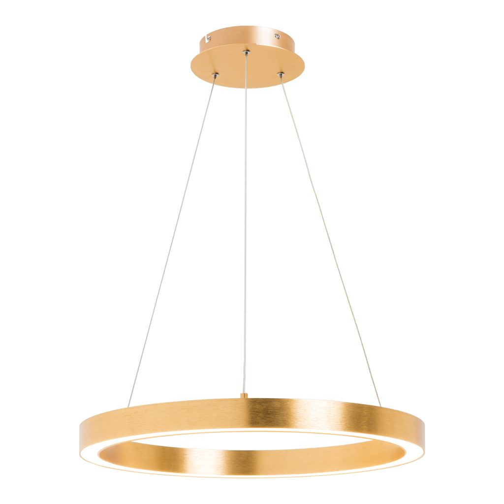 Lampa wisząca LED złota CARLO 40 cm