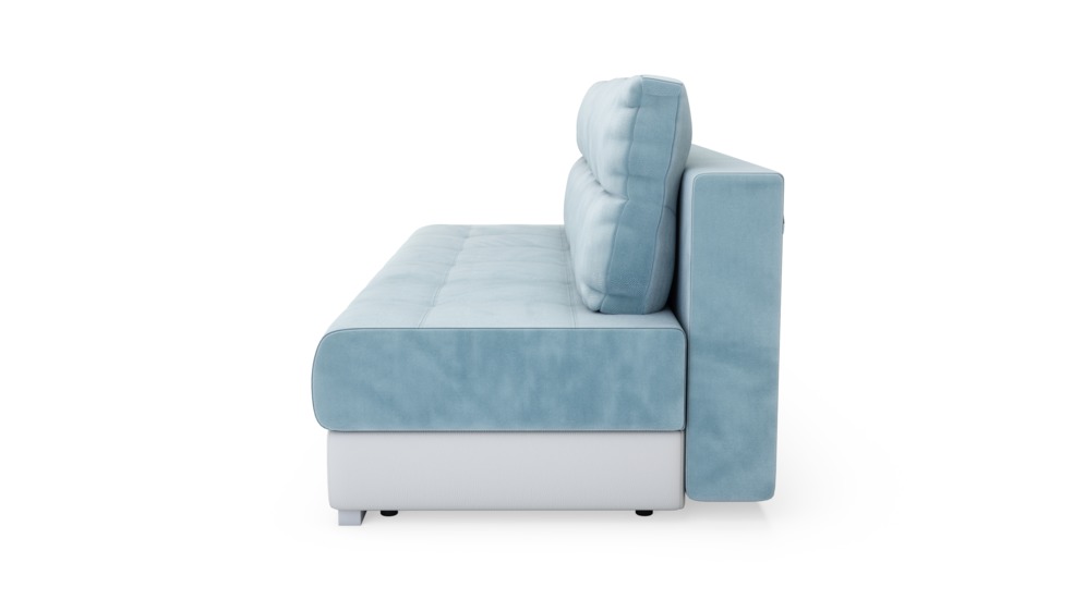 Sofa podświetlana błękitna VITA