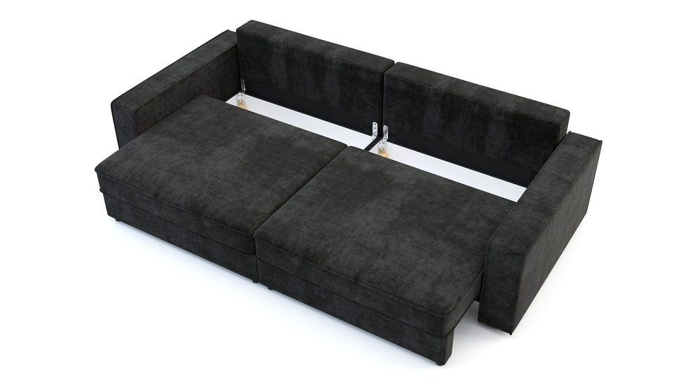 Sofa rozkładana czarna MARKOS