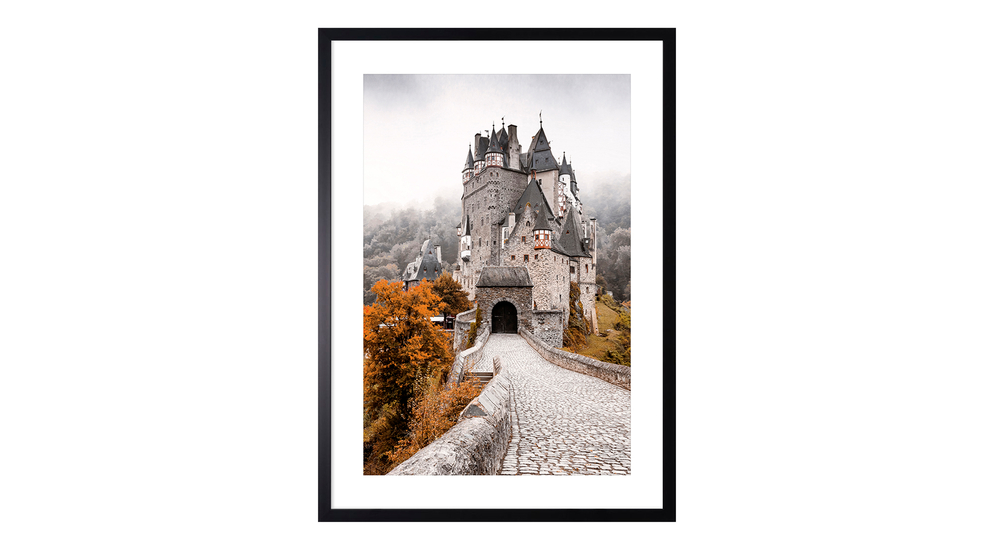 Obraz zamek jesienią AUTUMN VIEW 53x73 cm
