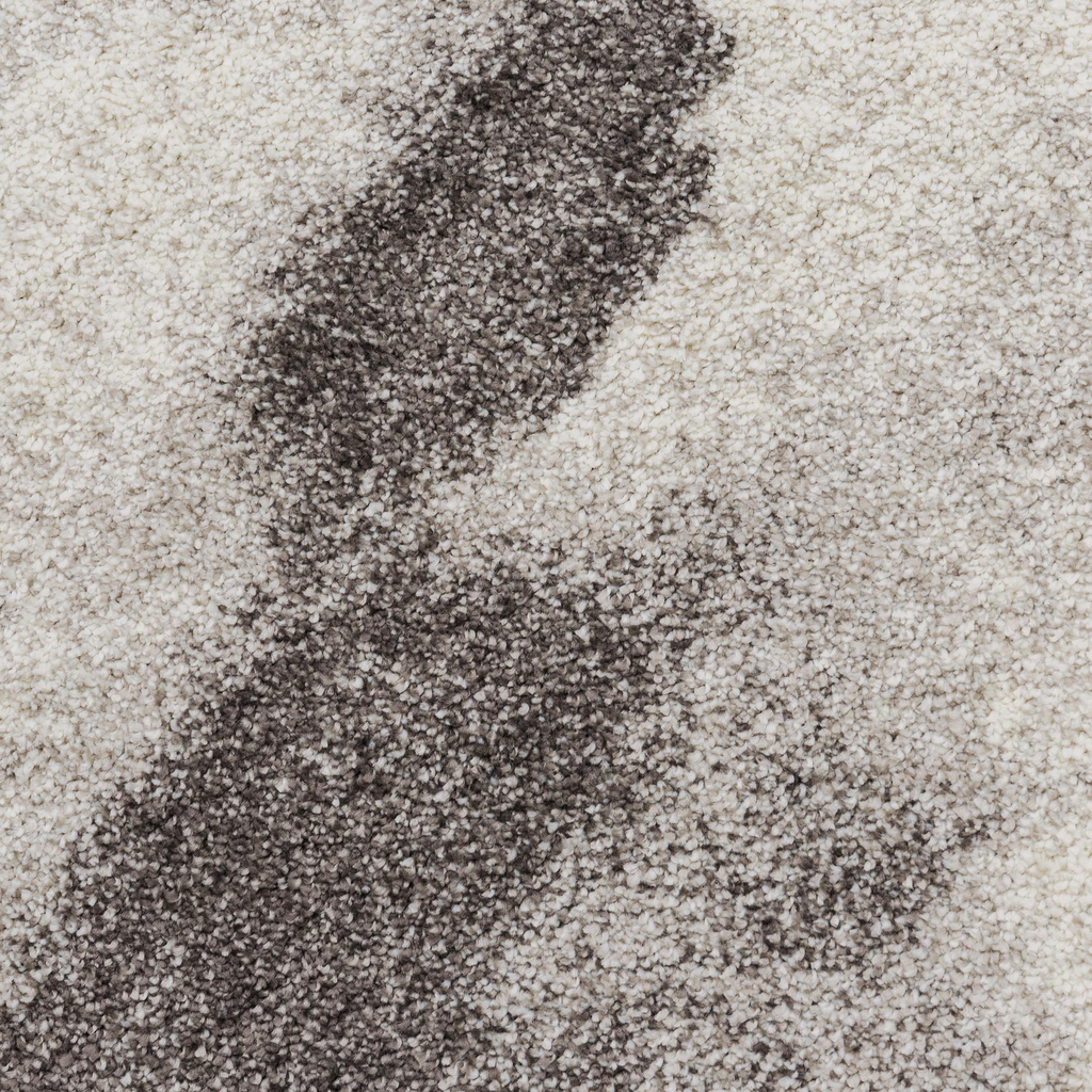 Dywan owalny abstrakcyjny szary FALUN 160x230 cm