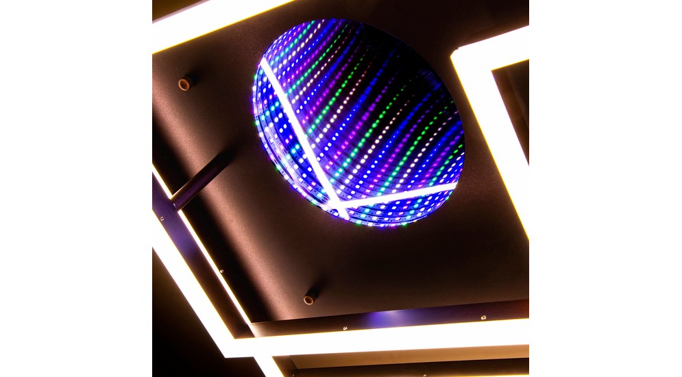 Lampa sufitowa LED geometryczna ramka z efektem głębi P-MX 11024/3+1