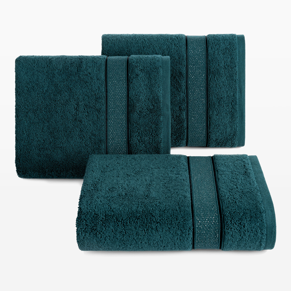 Ręczniki z bawełny w zielonym odcieniu
