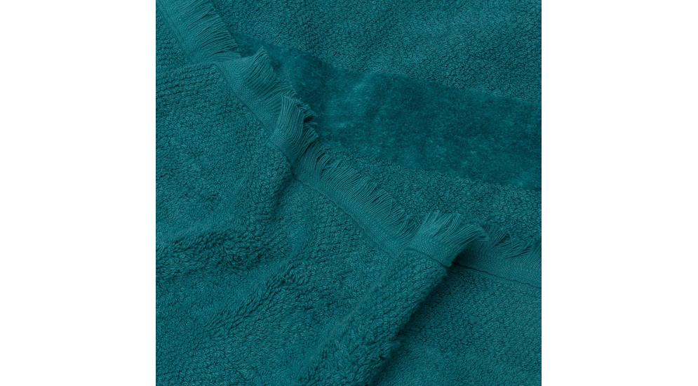 Ręcznik bawełniany turkus LANETTE 90x160 cm