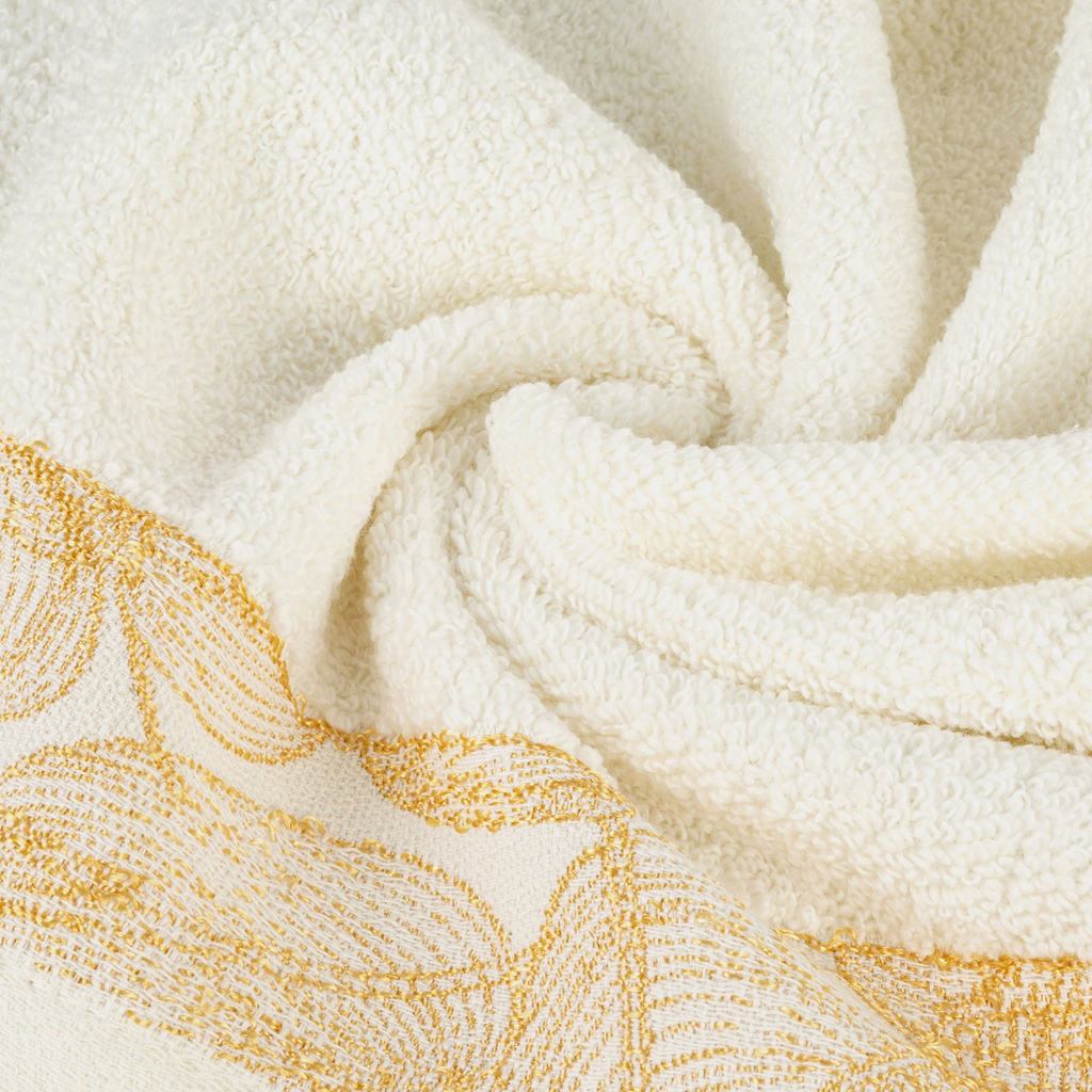 Ręcznik bawełniany kremowy AGIS 70x140 cm