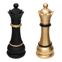 Dekoracja figura szachowa złoto-czarna HETMAN 25,5 cm