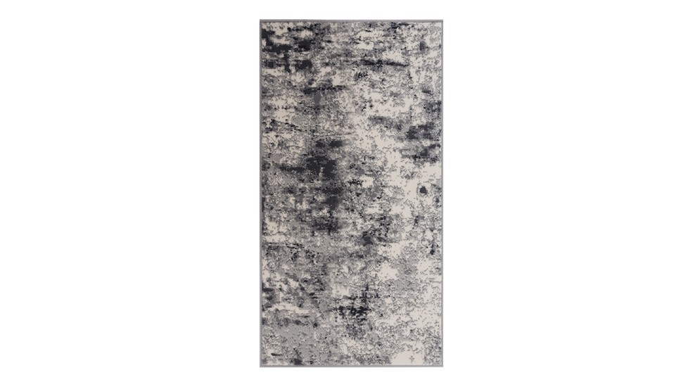 Dywan abstrakcyjny szary NEBULA 80x150 cm