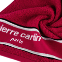 Ręcznik do twarzy czerwony PIERRE CARDIN KARL 50x90 cm