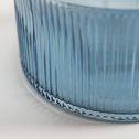 Wazon szklany niebieski 25 cm