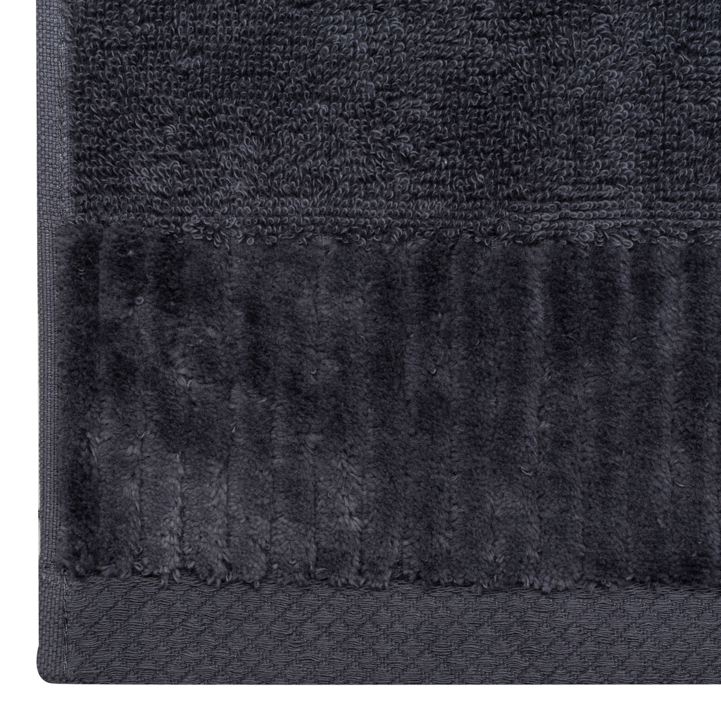 Ręcznik do rąk grafitowy LISBONA 30x50 cm