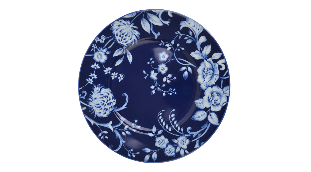 Talerz deserowy EVIA BLUE porcelana Bogucice 23 cm