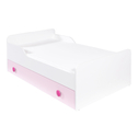 Łóżko z materacem różowe TOP BABY 80x160