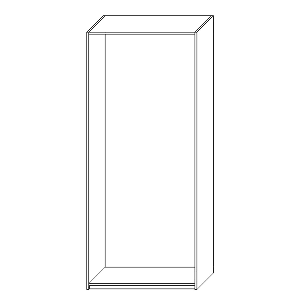 ADBOX Camilla Szafa 4-drzwiowa, 3 drążki 200x60x233,6 cm