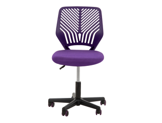Fotel biurowy fioletowy MINISIT