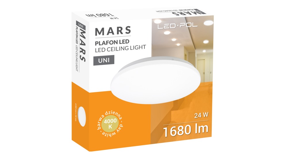 Plafon ORO-MARS LED 24W-DW