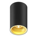 Reflektor natynkowy czarno-złoty DEEP