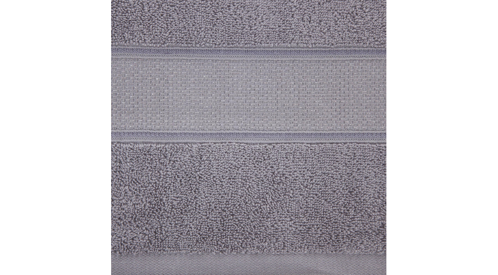 Ręcznik bawełniany srebrny LIANA 50x90 cm