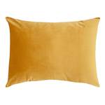 Poszewka na poduszkę welurowa żółta BELLO 45x60 cm