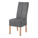 Krzesło tapicerowane szare BLAINE
