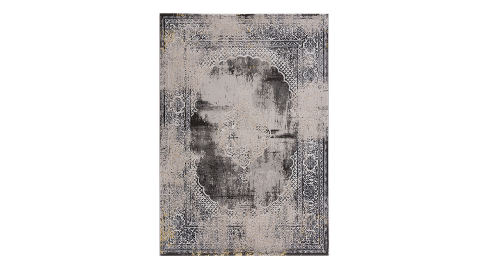 Dywan z orientalnym wzorem szary ALMERA 160x220 cm