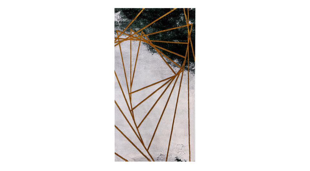Dywan nowoczesny ze złotym wzorem BELLAGIO 80x150 cm