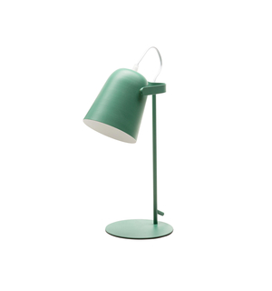 Lampa biurkowa z regulowanym kloszem zielona