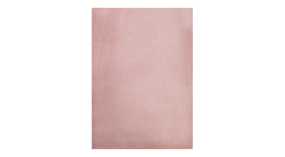 Dywan różowy RABBIT BUNNY 160x230 cm wykonany z przędzy poliestrowej.