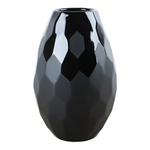 Wazon ceramiczny czarny 21 cm